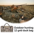 thumbnail image 3 of Bolsa De Señuelo De Pato Con 12 Ranuras, Correa De Hombro Ajustable, Diseño De Drenaje De Suciedad, Bolsa Táctica Portátil Para Señuelos De Pato Vogacara TO005115-00, 3 of 7