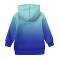 thumbnail image 5 of Grblisyd Girls Sweatshirt Kids 10-12 Youth Long Sleeve Oversized Hoodie Gradient Graphic Tween Tops Cute Graphic Hoodie Drawstring Preppy Pullover Preppy Cute Hoodies for Girls Blue 140, 5 of 5