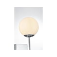 thumbnail image 6 of Living District Neri 6 Inch Wall Sconce White Shade in Chrome, 6 of 7