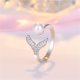 thumbnail image 4 of Xihbxyly Anillo Elegante, Diseño Único de Circonita Cúbica, Banda de Aleación Ajustable, Cómodo de Llevar, Regalo Perfecto para Cualquier Ocasión, Ideal para Mujeres y Hombres, Recuerdo Significativo, 4 of 4