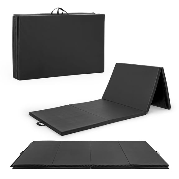 All Purpose Folding Anti Tear Exercise Training Aerobic Fitness Gym & Gymnastics Balance Mat | Multiple colors