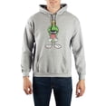 thumbnail image 4 of Looney Tunes Marvin The Martian Pullover Hooded Sweatshirt-Medium, 4 of 5