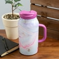 thumbnail image 4 of Tal Stainless Steel Basin Water Bottle 40 fl oz, Pink Swirl, 4 of 4