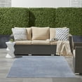 thumbnail image 4 of Noursion Essentials Solid Contemporary Blue/Grey 5' x 7' Area Rug, (5' x 7'), 4 of 11