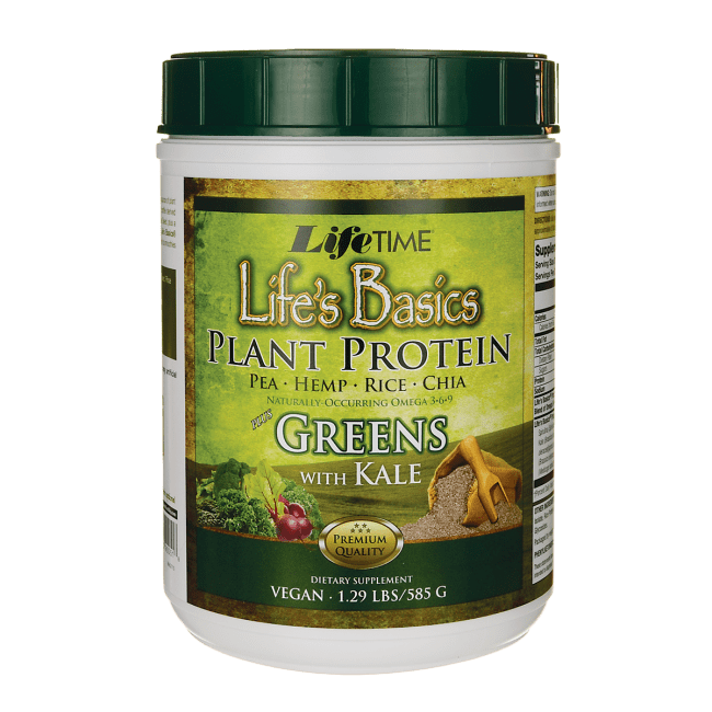 Lifetime Vitamins Life's Basics Plant Protein Plus Greens With Kale