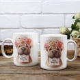 thumbnail image 3 of Happy Mother's Day Chinese Shar-Pei with Flower Crown and Greeting Card Mug Dog Lover Coffee Tea Cup - 13004, 3 of 4