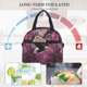 thumbnail image 4 of Easygdp Flower Bald Eagle Caja de Almuerzo para Mujeres y Hombres, Bolsa de Almuerzo Insulada, Bolsas Reutilizables Impermeables para Viajes, Trabajo y Picnics, 4 of 7