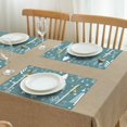 thumbnail image 3 of Merry Christmas Winter Tree Rustic Decoration Placemats 4PCS Durable Linen Placemats 12 X 18 Inch Winter Table Mats for Party Kitchen Dining Decoration for Kitchen Dining Table,Kitchen Table Mats, 3 of 5