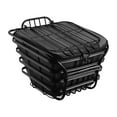 thumbnail image 3 of Bike Basket Dog Shopping Tricycle Balance Bike Cycling Holder Storage Basket Black, 3 of 8