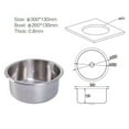 thumbnail image 4 of Sinyiin Balcony Wash Basin Kitchen Vegetable Small Sink Single Bowl Dish Washing Sink, 4 of 9