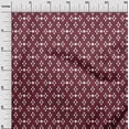 thumbnail image 2 of oneOone Georgette Viscose Maroon Fabric Block Sewing Craft Projects Fabric Prints By Yard 42 Inch Wide, 2 of 4