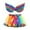 Multicolour, variant on sususu Dresses for Girls Size 8 Girls Fairy Tutu Skirt With Removable For Dance Performance Carnival Party Dress Up Clothes for Girls