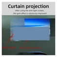 thumbnail image 3 of Projector Screen Metal Grey Anti-Light 30-133 Inch 16:9 Foldable Portable Reflective Screen Home Party Indoor Outdoor ,Wrinkle-Free, 3 of 5