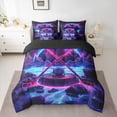 thumbnail image 2 of Manfei Futuristic Ice Hockey Twin Bedding Sets 7-Piece for Kids, Modern Sports Lover Bedding Comforter Set, Est Hockey Sleep Reversible Sheet Sets, Microfiber Bedroom Decor, 2 of 7