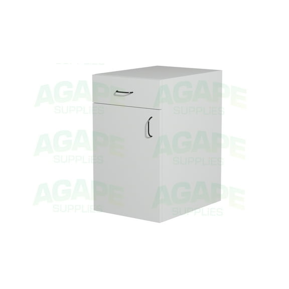 AGAPE SUPPLIES B15 Modern White 15" Wide x 35" High - Plain Frameless Base Cabinet