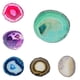 thumbnail image 2 of 5 Piezas de Piedras de Cristal de Grandes Naturales, Posavasos, Colección de Cristales para Decoración para hogar, Forma forma forma forma Irregur de 2, BLESIY Rebanadas de ágata posavasos de cristal, 2 of 8