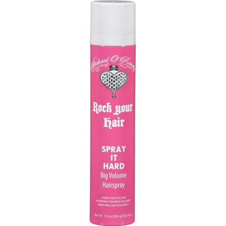 Michael O'Rourke Rock Your Hair Spray it Hard Big Volume Hairspray, 10 oz