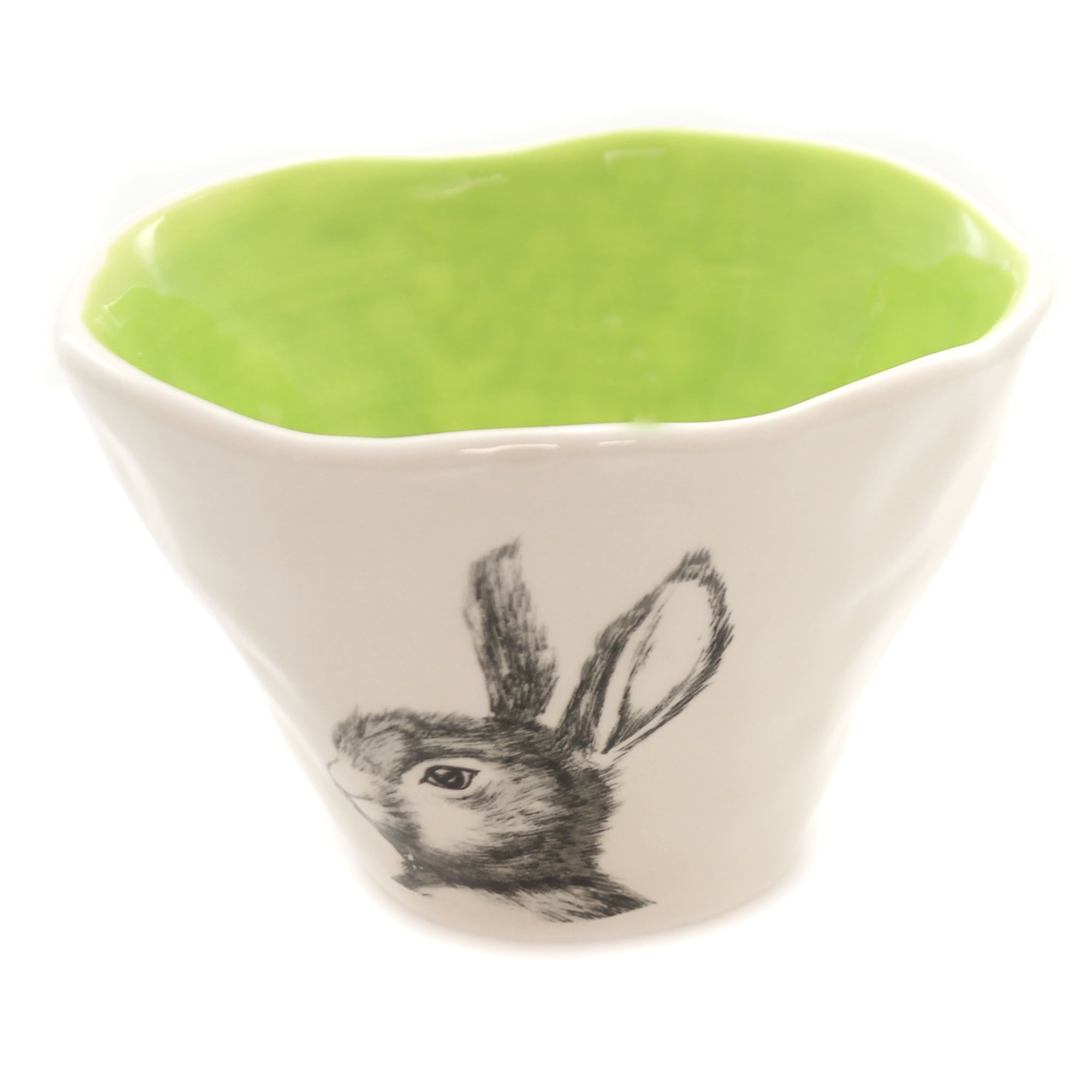 Tabletop RABBIT BOWL Ceramic Bunny Candy Easter