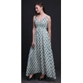 thumbnail image 3 of Bimba Robe de Plage Bohème à Bretelles Sans Manches Longue Maxi Imprimée pour Femmes Shibori - Grand, 3 of 6