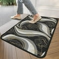 thumbnail image 4 of Black White Gold Marble Pattern Door Rugs,Washable Non Slip Door Mats Indoor,Decorative Door Mats,Entry Mat Indoor for Entrance,Bedroom,Kitchen,Bathroom,30"x17", 4 of 6