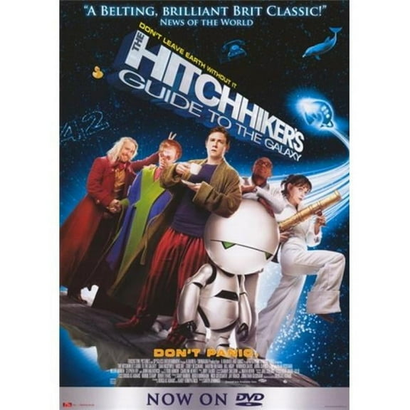 Posterazzi The Hitchhikers Guide to the Galaxy Movie Poster - 11 x 17 in.