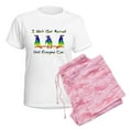 thumbnail image 6 of CafePress - Same Sex Marriage Penguins Women's Light Pajamas - Women's Short Sleeve Print T-Shirt and Pants Light Cotton Pajama Set, 6 of 7