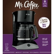 Mr. Coffee Simple Brew 12-Cup Switch Coffee Maker Black