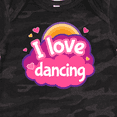 thumbnail image 4 of Inktastic I Love Dancing Dance Teacher Girls Baby Bodysuit, 4 of 5