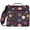 Hand-Drawn Flowers and Snowflakes, variant on Zipper Binder with Shoulder Strap 2 inch 3 Ring Waterproof File Folder Organizer Bag 500 Sheet Hand-drawn Flowers and Snowflakes