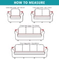 thumbnail image 6 of CJC Stretch Sofa Slipcover Printed Couch Cover Fitted Furniture Protector Universal  Non Slip Sofa Covers with 1 Pillowcase for 1/2/3/4 Seaters, 6 of 7