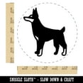 thumbnail image 2 of Dobermann Pinscher Dog Self-Inking Rubber Stamp Ink Stamper - Red Ink - Large 1-1/2 Inch, 2 of 7