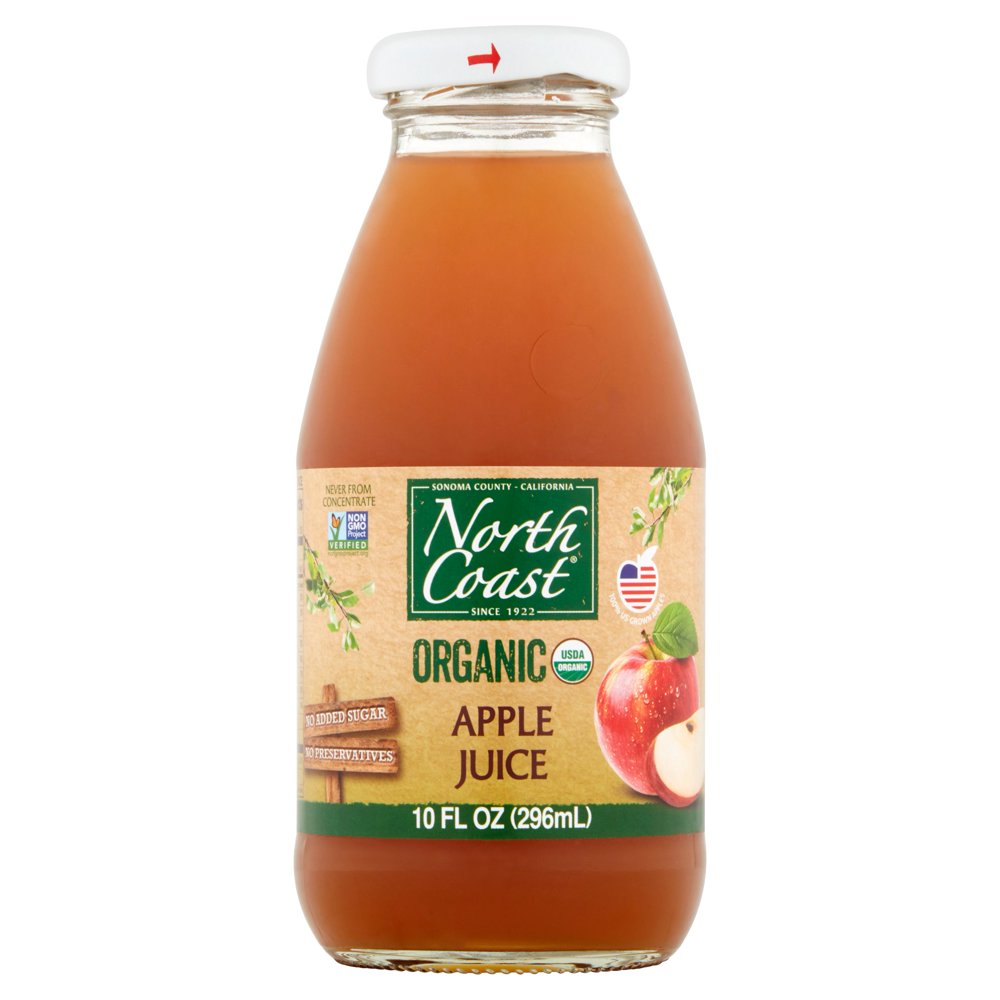 North Coast Juice Apple Org,10 Fo (Pack Of 24)
