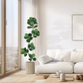thumbnail image 2 of Shininglove Artificial Fiddle Leaf Fig Tree, 6FT Faux Ficus Lyrata in White Pot for Home, Office & Living Room Decor, 2 of 6