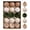 C, variant on Christmas Tree Ornaments Velvet Balls, 15 Pack 2.4 Inch Shatterproof Neutral Hanging Ornaments for Christmas Xmas Decoration Indoor Holiday Decorations