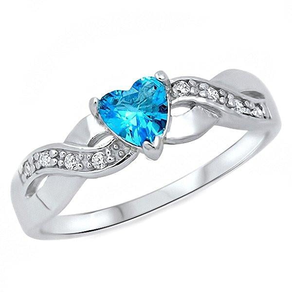 blue promise rings for girlfriend