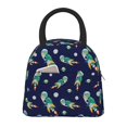 thumbnail image 1 of Fotbe Astronaut Dinosaur Bolsa de Almuerzo con Estampado, Lonchera Aislada, Contenedor de Comida Reutilizable Tipo Cooler a Prueba de Fugas, 1 of 6