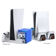 thumbnail image 3 of Disc Storage Rack Multi-function Fan Base Game Handle Charging Station for, 3 of 11