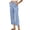 Light Blue-jeans for women, variant on FNFYH Women's High Waisted Cropped Jeans Straight Ankle Length Wide Leg Jeans Stretchy Capri Denim Pants