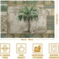thumbnail image 6 of Tropical Palm Tree Placemats Set of 4 Summer Vintage Green Leaf Kitchen Table Mat 12x18 Inch Hawaii Beach Jungle Plant Tree Heat Resistant Washable Linen Place Mats for Dining Tables, 6 of 6