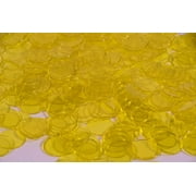 Regal Games Yellow Bingo Chips for Game Nights, Parties & Learning Activities, 3/4, 500 Pieces
