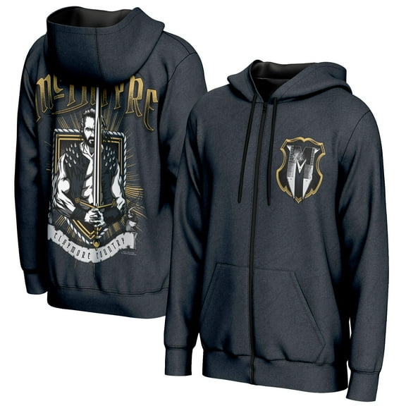Men's ProSphere Charcoal Drew McIntyre Claymore Country Full-Zip Hoodie
