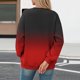thumbnail image 4 of Xuyuer Women's Valentines Day Tops Casual Crewneck Funny Graphic Long Sleeve Shirts Cute Loose Fit Lightweight Dressy Sweatshirt, 4 of 5