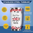 thumbnail image 3 of Choice for Mom, Mother''s Day Christmas Birthday Choice for Mom, Appreciation Thank you Choice Idea for Mother from Daughter & Son, Best Mom Ever Presents 20 oz Stainless Steel Tumbler, 3 of 6