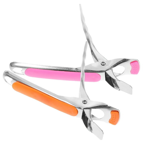 2 Pcs Plate Gripper Air Fryer Tongs for Tray Lifter and Bowl Holder Oven Clip