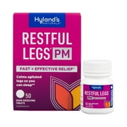 Hyland's Restful Legs PM, Calms Agitated Legs so You Can Sleep, 50 quick-dissolving tablets