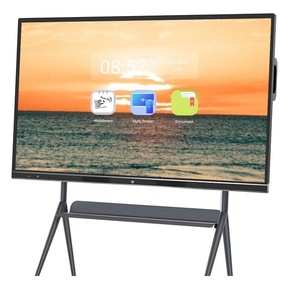 JYXCN 4K Smart Board 75 Inch Interactive All-in-One Touch Screen Computer with Dual System & Cloud Sharing for Classroom, Office & Presentations​ Smart TVs