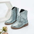 thumbnail image 6 of Fashionable Everyday Ankle Booties For Girls Comfortable Round Toe Low Heel Footwear, 6 of 7