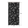 thumbnail image 5 of Black Occult Symbol Pattern Shower Curtain 36"x72" ,Bathroom Decorative Shower Curtains Set with 12 Hooks,Modern Waterproof Washable Shower Curtain, 5 of 6