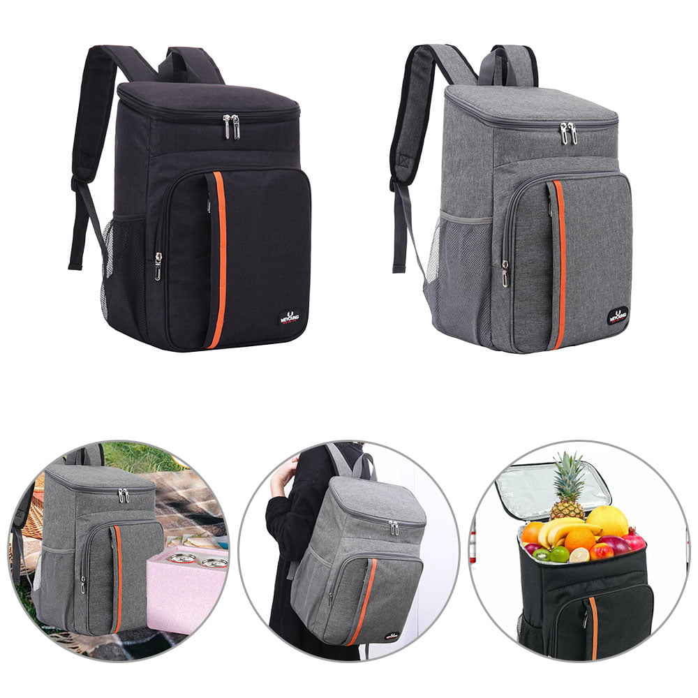 20L Cooler Bag Outdoor Insulated Cooling Backpack Bento Picnic Thermal Knapsack 