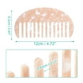 thumbnail image 2 of Unique Bargains 2 Pcs Anti-Static Hair Comb Wide Tooth for Thick Curly Hair Hair Care Detangling Comb Pink, 2 of 7